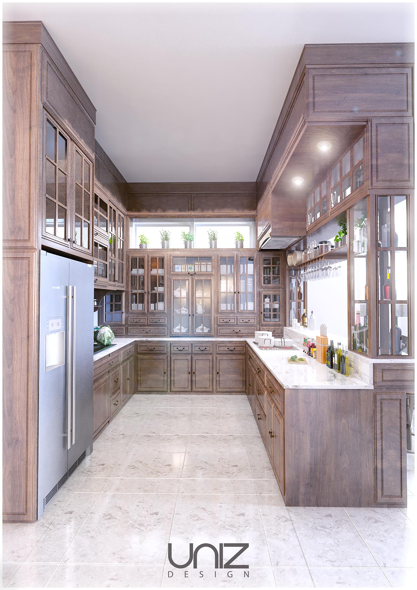 UNIZ Thiết kế kiến trúc nội thất Buôn Ma Thuột. Nội thất phòng ăn