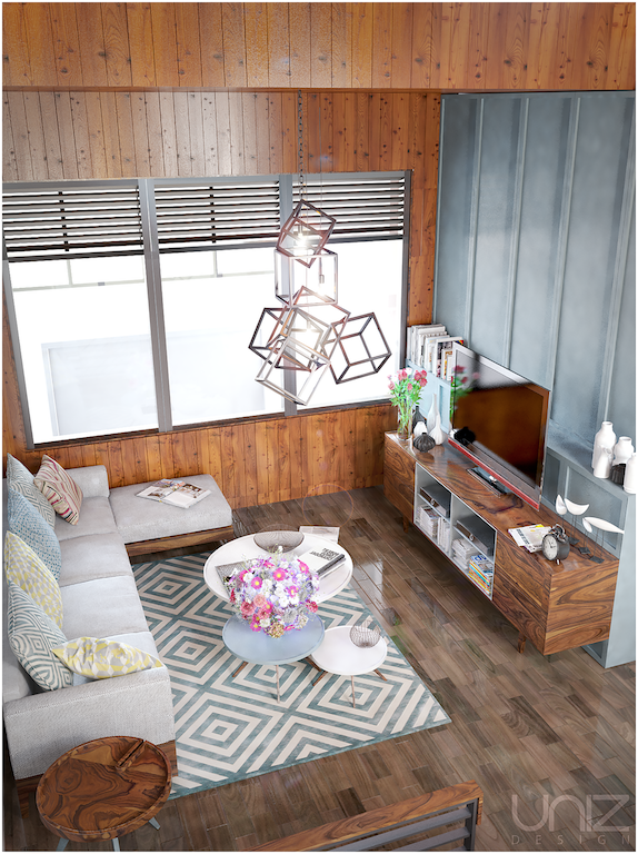 UNIZ Thiết kế kiến trúc nội thất Buôn Ma Thuột. Nội thất phòng khách