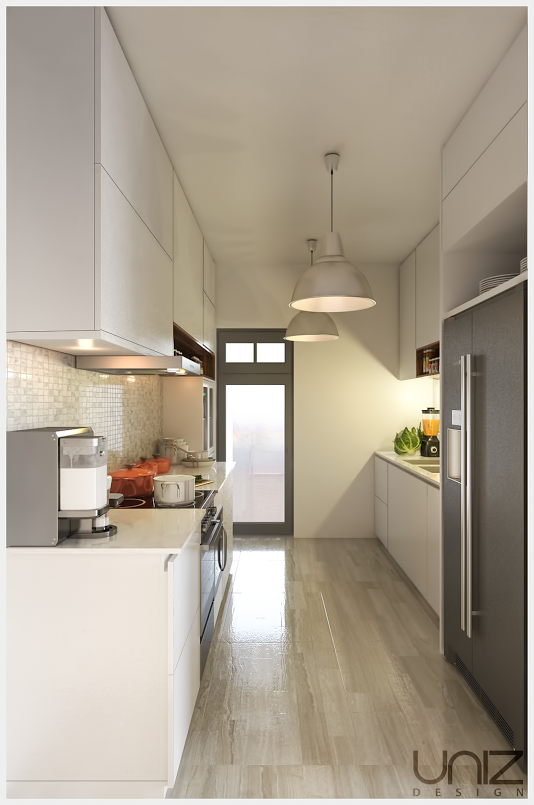 UNIZ Thiết kế kiến trúc nội thất Buôn Ma Thuột. Nội thất bếp