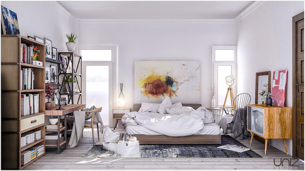 UNIZ Thiết kế kiến trúc nội thất Buôn Ma Thuột. Nội thất phòng ngủ